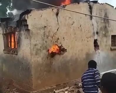 
Как в Африке пожар своими силами тушили    
