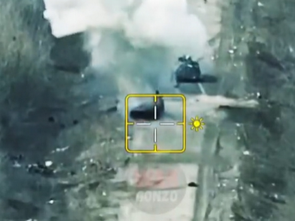 Опубликовано снятое с дрона видео уничтожения колоны ВСУ под Бахмутом (ФОТО, ВИДЕО)