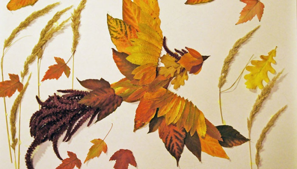 Поделки из листьев на тему осень для детского сада